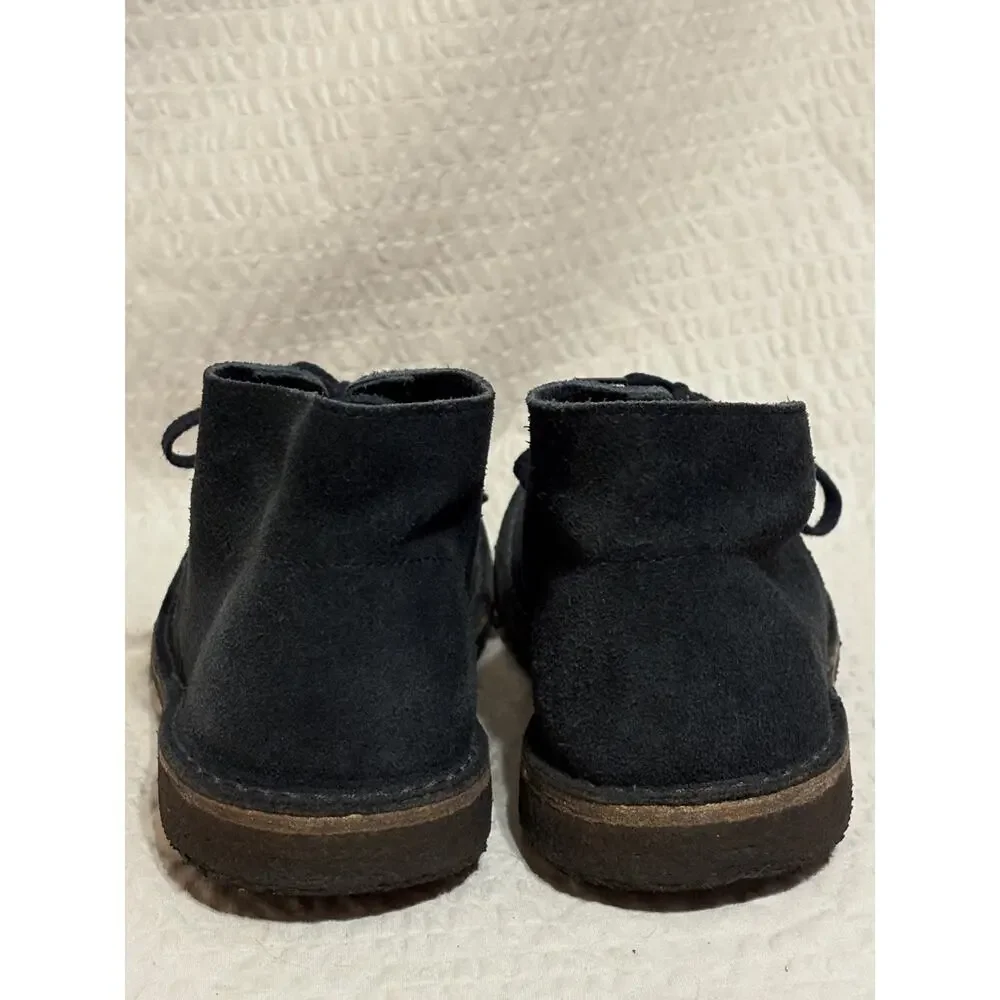 J.  Crew MacAlister Italian Made Navy Blue Suede Leather Chukka Boots Men’s 8.5